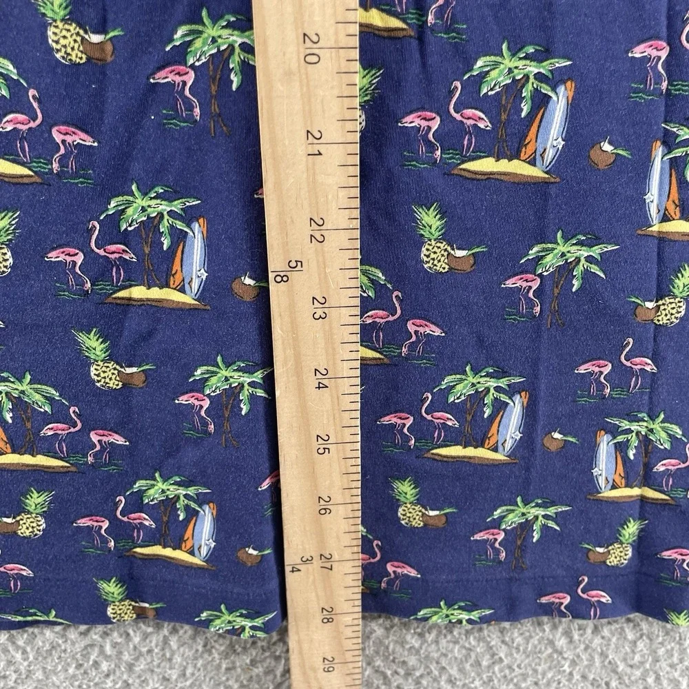 Ralph Lauren Polo Shirt Men's XXL Blue Classic Fit Preppy Surf Flamingo Academia